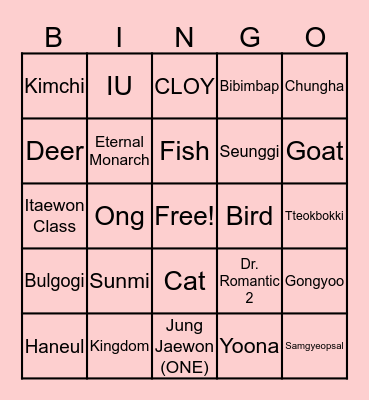 NOWkr Bingo Card