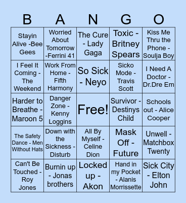 Corona Bingo 2020 Bingo Card
