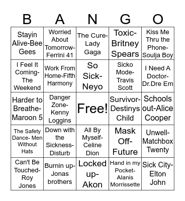 Corona Bingo 2020 Bingo Card