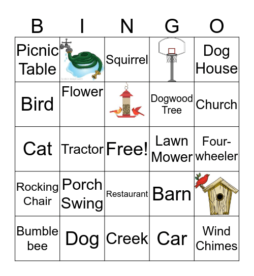 Walking Bingo Card