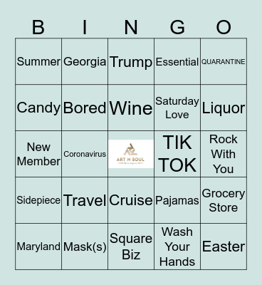 Quarantine Bingo Card