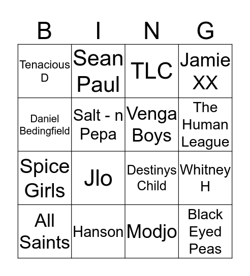 ROUND ONE Bingo Card