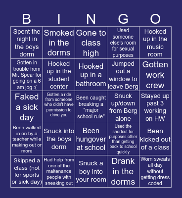 NORTHWOOD Bingo Card