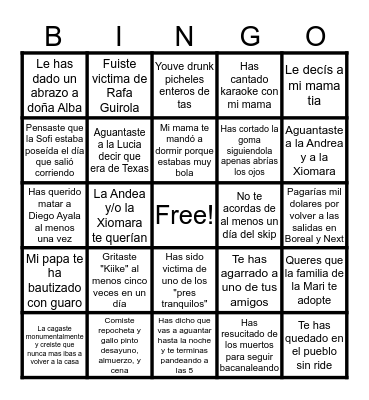 SD - BINGO Card