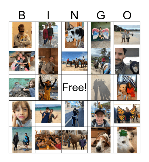 FAMILY BINGO Card