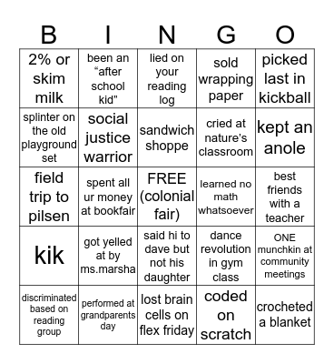ancona bingo Card