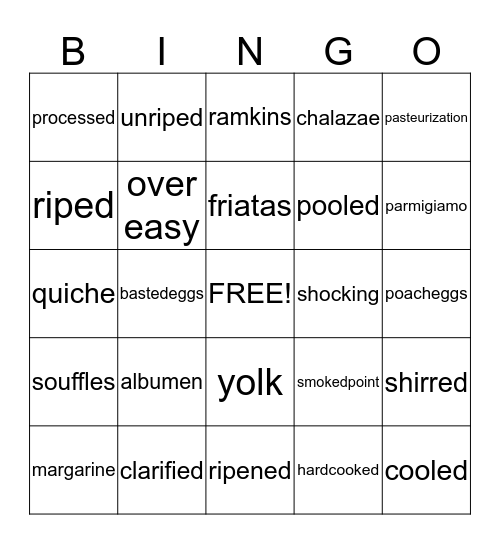 300-450 Bingo Card