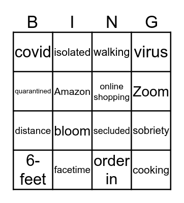 Covid 19-sherwood Bingo Card