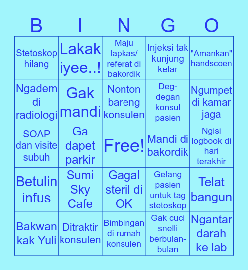 Koas Aziz Bingo Card