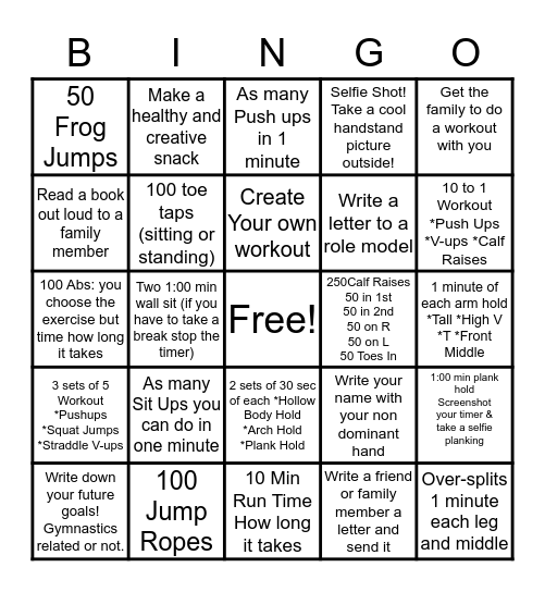 CEGC Extreme Bingo Card