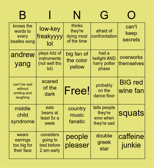 breana bingo Card