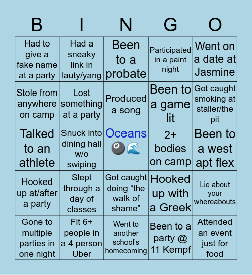 STONY BROOK HBCU REMIX😂‼️ Bingo Card