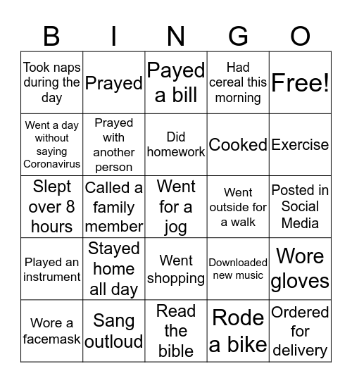 Bingo2 Bingo Card