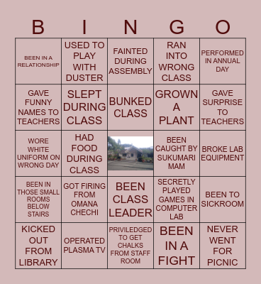 ADARSHA BINGO CHALLENGE Bingo Card