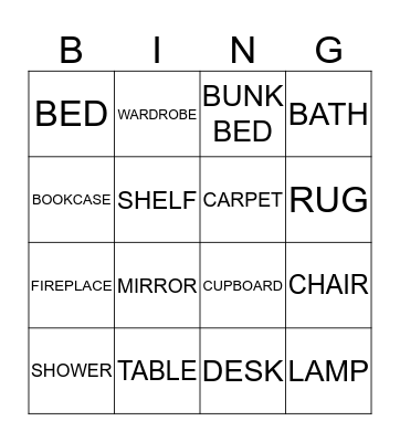 MEBLE Bingo Card