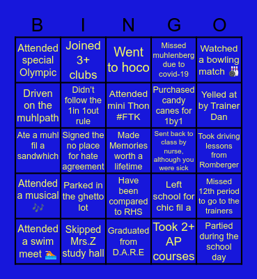 〽️Berg Bingo 🤓 Bingo Card