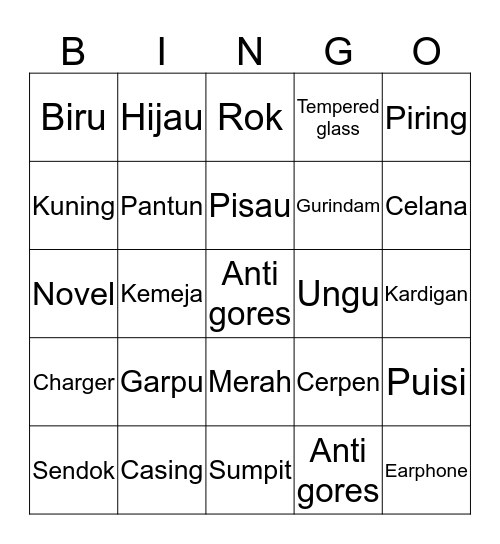 @aestatistic Bingo Card