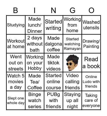 #ThatGoanGuy Bingo Card
