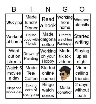 #ThatGoanGuy Bingo Card