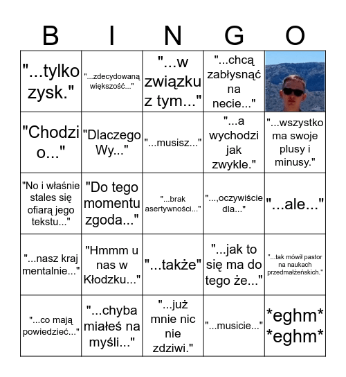 Balo Bingo Card