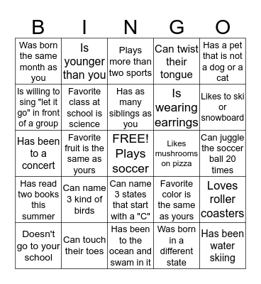 STORM ROYAL TEAM BINGO Card