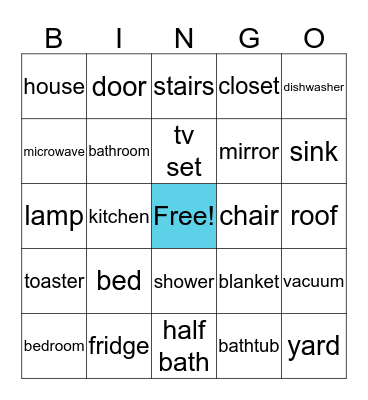 La Maison Bingo Card
