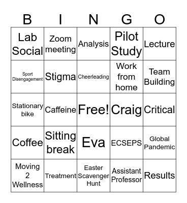 EHPL Bingo Card