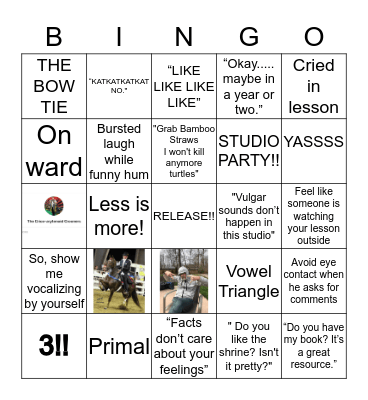 Retzlaff Bingo Card