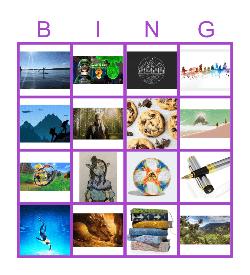 Spring Break Bingo Card