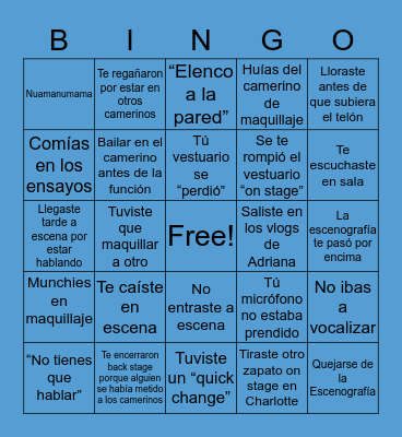 Bingo Cinderella Edition Bingo Card