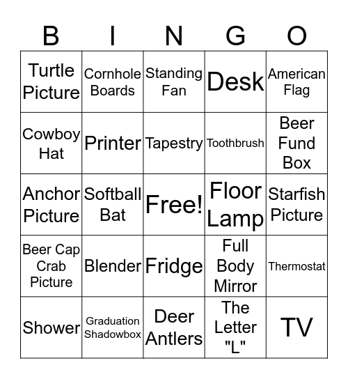 WALKING BINGO Card