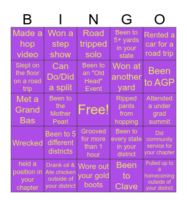 Owt Bruhz Bingo Card