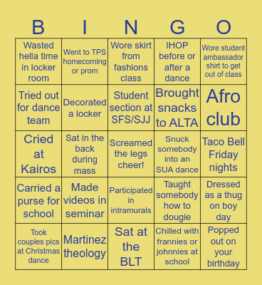 Old Head Arrows Edition Bingo Card