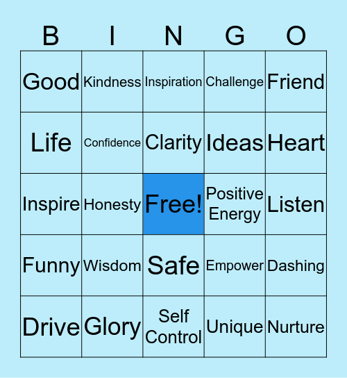 Le Mirage Bingo Card