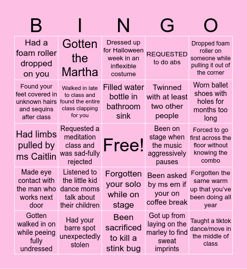 Empowered Bingo Card