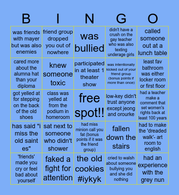 st es Bingo Card