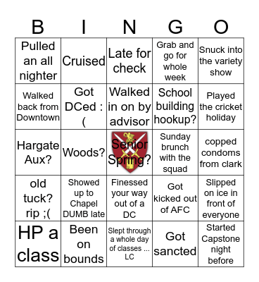 St. Paul's Bingooooo Bingo Card