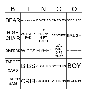 MAGONE'S SPRINKLE Bingo Card