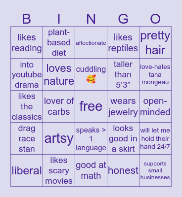 d8 me or else xx Bingo Card