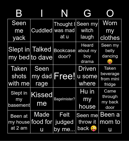 ELLIEEEEEEE EDITION Bingo Card