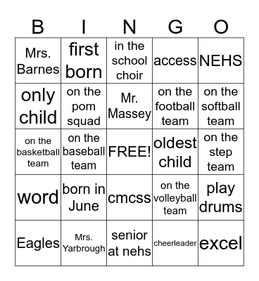 Business Communication Bingo Card