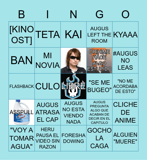 NOCHES DE BLEACH Bingo Card