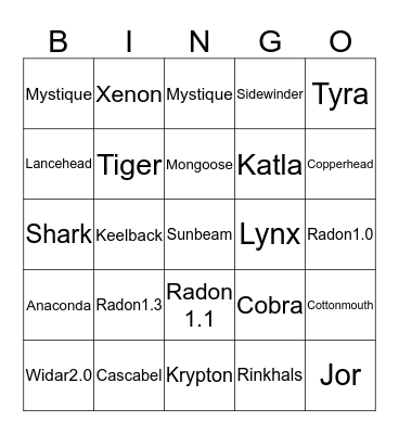 IP4 After Work Bingo Card