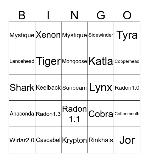 IP4 After Work Bingo Card
