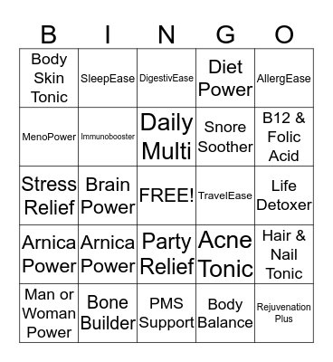 SPRAYOLOGY Bingo Card