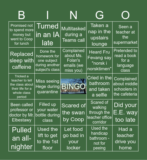 Skagerak Bingo Card