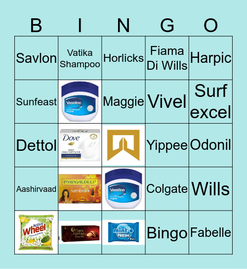 ITC Products Bingo Card