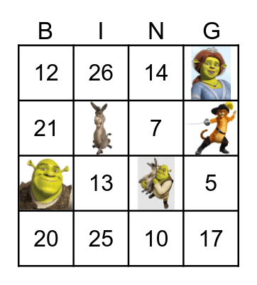 numeros 1-30 Bingo Card