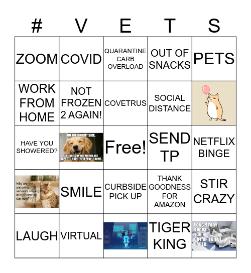 Cvet Bingo 4.2.20 Bingo Card