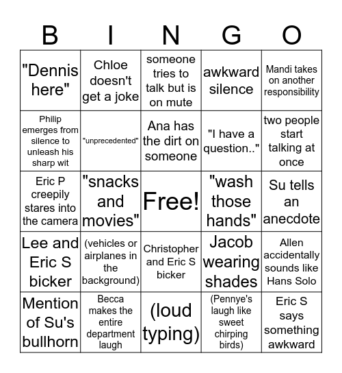 Planner Party for Planners who Plan Planner Parties Bingo Card